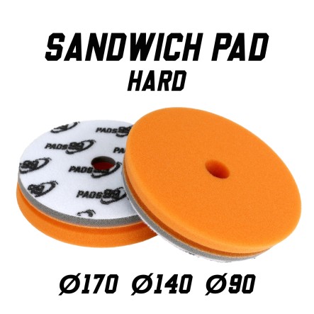 BOX 25 SANDWICH PAD ORANGE · HARD
