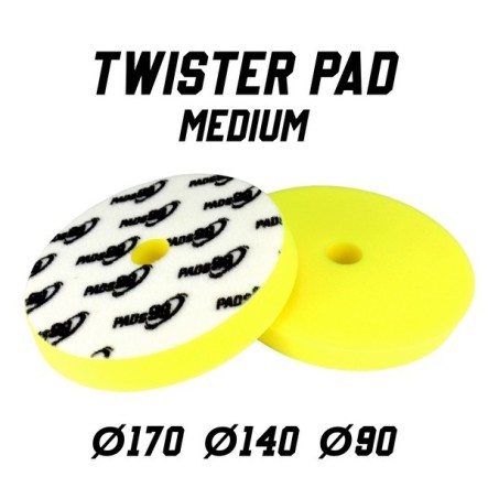 BOX 25 TWISTER PAD MEDIUM YELLOW
