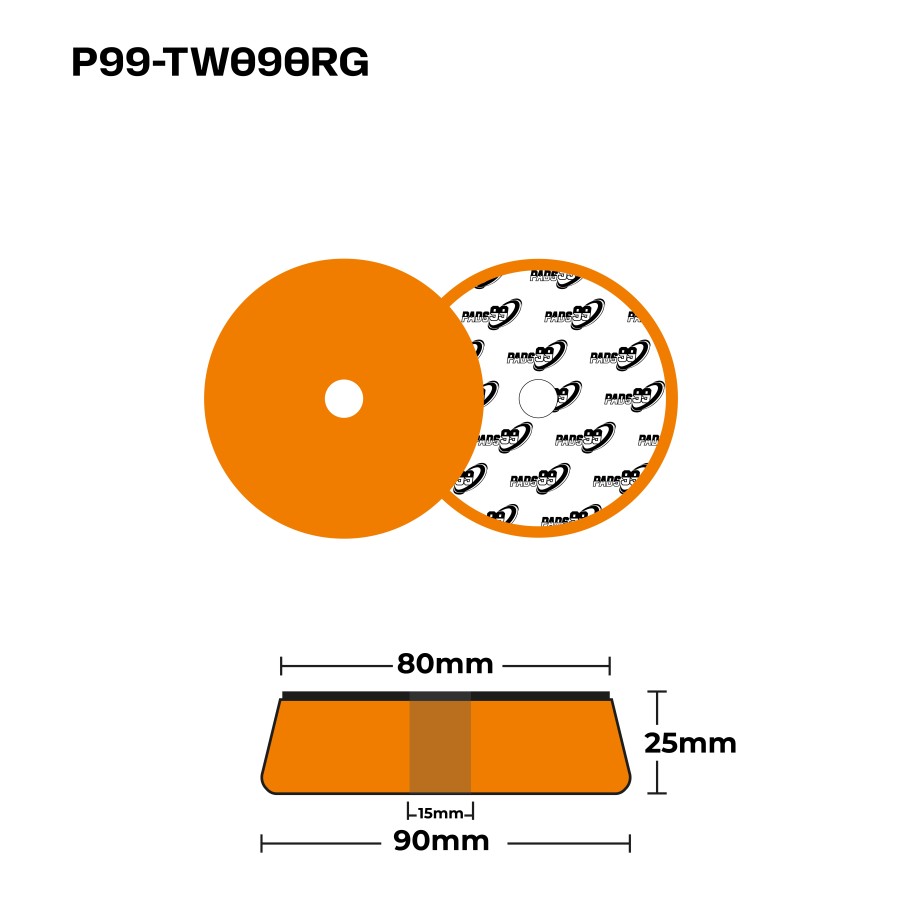 BOX 25 TWISTER PAD ORANGE · HARD